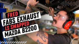 '87 LS SWAPPED MAZDA B2200 CLOSER TO COMPLETION | EXHAUST FABRICATION by U-Wrench TV 1,478 views 6 months ago 14 minutes, 59 seconds