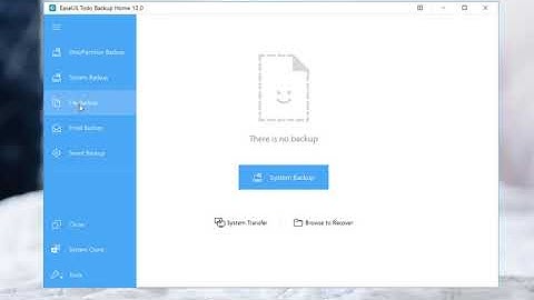 EaseUS Todo Backup Activation and File backup