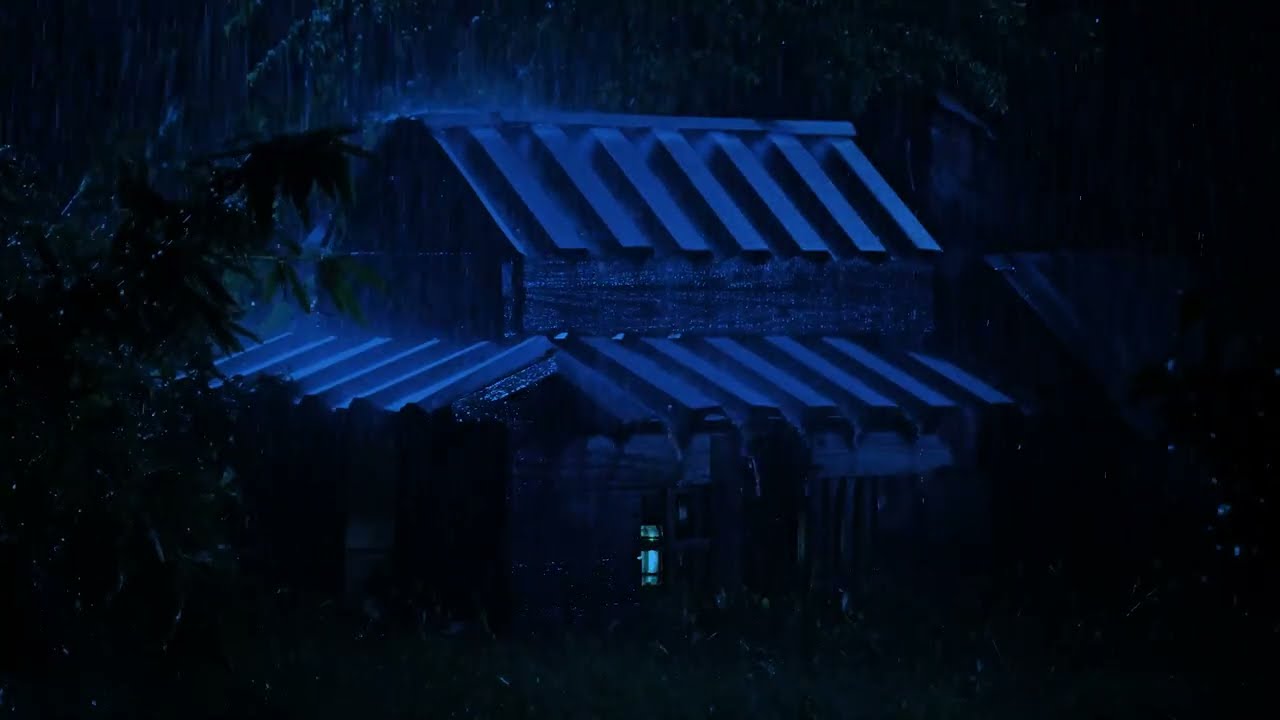 Dormi Con il Suono Della Pioggia Eliminare l'insonnia Con Forti Piogge e Tuoni Sul Tetto