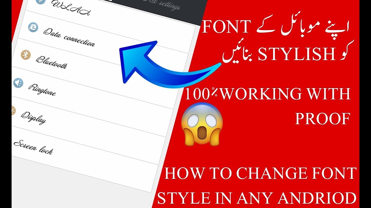 Urdu Style English Fonts