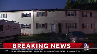 Overnight fire damages multiple townhomes in York County