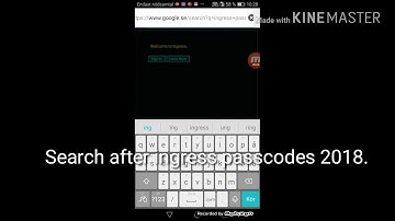 Ingress passcodes 24/2 2018