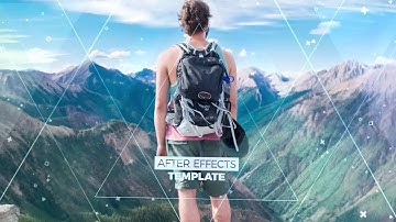 Сolorful Parallax Slideshow After Effects Templates