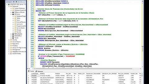 CREACIÓN DE PROCEDIMIENTOS ALMACENADOS EN SQL PARA GUI EN NETBEANS