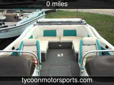 1994 Galaxie Deck Boat Used Boats - Kingston,OK - 2013-04-23 - YouTube