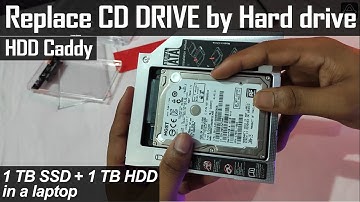 How to replace CD Drive with internal Hard drive | Use 2 hard disk in a laptop (HDD Caddy Unboxing)