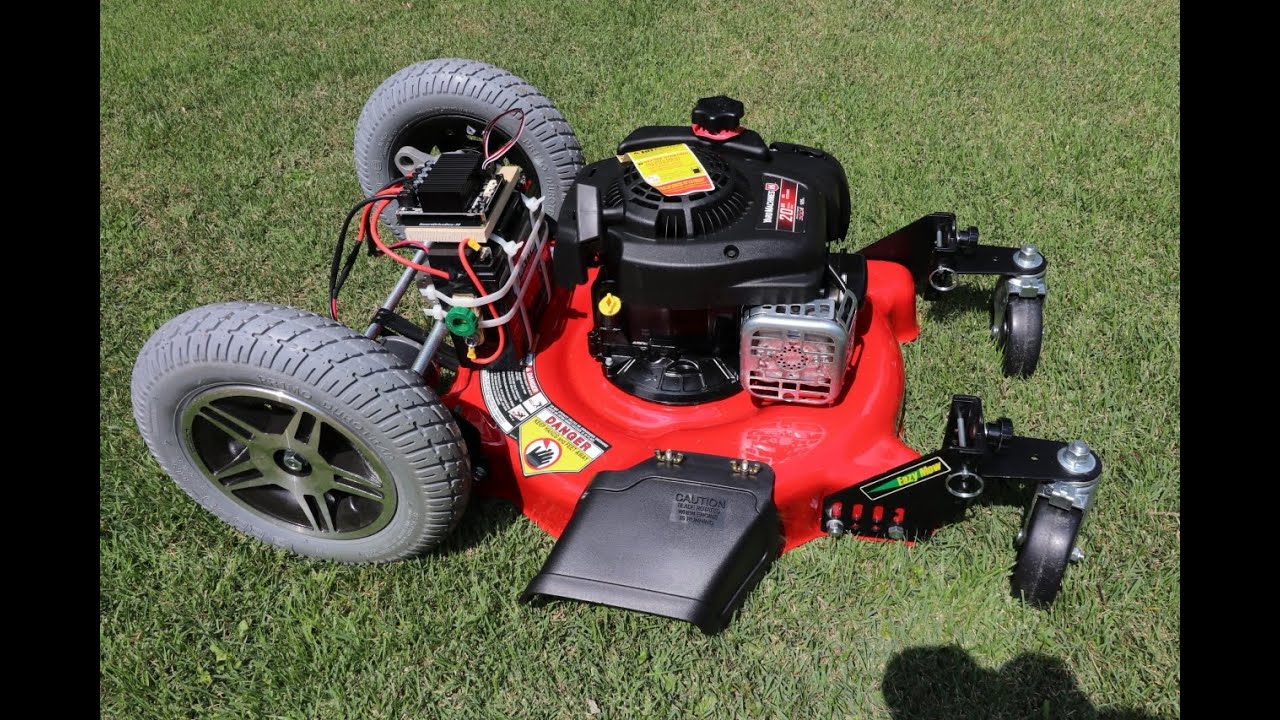 Eddike skjold rolle How To Build A Remote Controlled Lawnmower NEVER PUSH A MOWER AGAIN -  MacSources