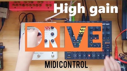 Elektron analog drive with digitakt MIDI control like a how toVideo 22/09/2020