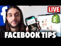 Shopify Dropshipping LIVE FACEBOOK ADS TRAINING With THE ECOM KING