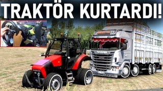 Kamyonla Tarlada Kaldik - Kükreyen Efsane Scani̇a Kirkayak Aragaz Show Ets 2 Mod T300Rs Gt