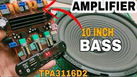 USB Bluetooth Amplifier Using tpa3116d2 Board | TPA3116D2 Amplifier Board Testing | Tech Innovator