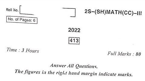 Mathematics Core 3 Question paper 2nd Semester Dhenkanal autonomous college #mathematics #question