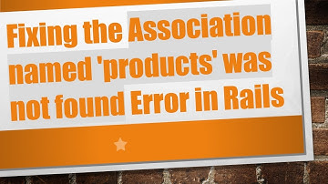 Fixing the Association named 