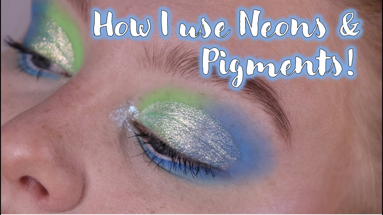 How I Use Neon Shadows & Pressed Pigments ♥