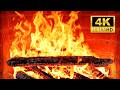 🔥 Winter Cabin Fireplace 4K 🔥 Crackling Fire Sounds for Deep Sleep &amp; Stress Relief