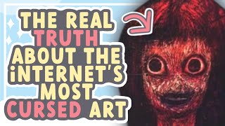 The TRUTH About the Internets Most INFAMOUS Cursed Art || SPEEDPAINT + COMMENTARY