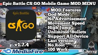 Epic Battle CS GO Mobile Game MOD MENU APK Terbaru 2022 v1.7.4 screenshot 5