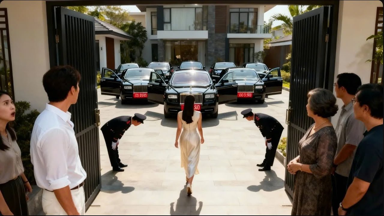 Mỉa Mai Vợ Vô Dụng, Ăn Bám - Ly Hôn 10 Phút Sau Chồng Sững Sờ 7 Xe Biển Đỏ Đến Đón Vợ.