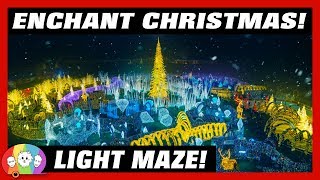 Enchant Christmas Light Maze Inside Look Tour - St. Petersburg, FL at Tropicana Field - RV Living by The Glamping Guys 981 views 4 years ago 9 minutes, 52 seconds