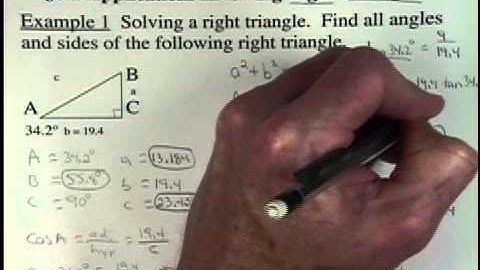 Section 9.1 Applications Involving Right Triangles