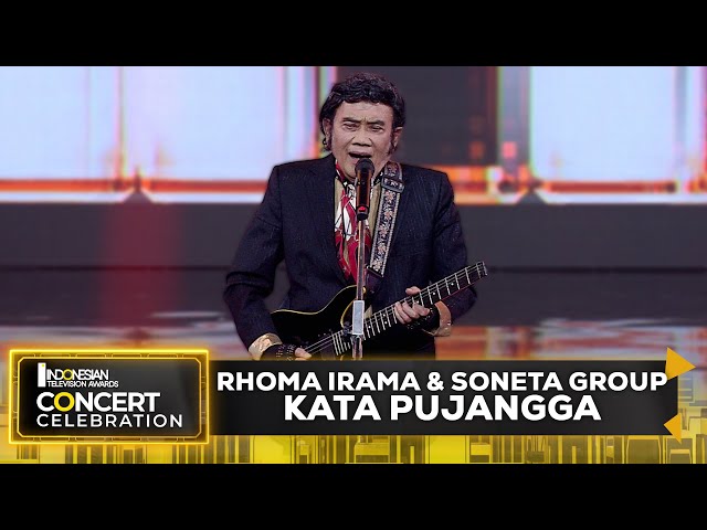 Rhoma Irama u0026 Soneta Group - Kata Pujangga | INDONESIAN TELEVISION AWARDS CONCERT CELEBRATION 2023 class=