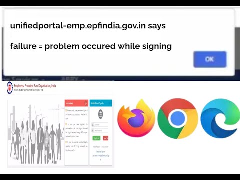 failure problem occurred while signing solved latest method dsc utility 1.0 in Epfo dsc kyc approval