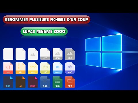 Vidéo: Comment Renommer Plusieurs Fichiers