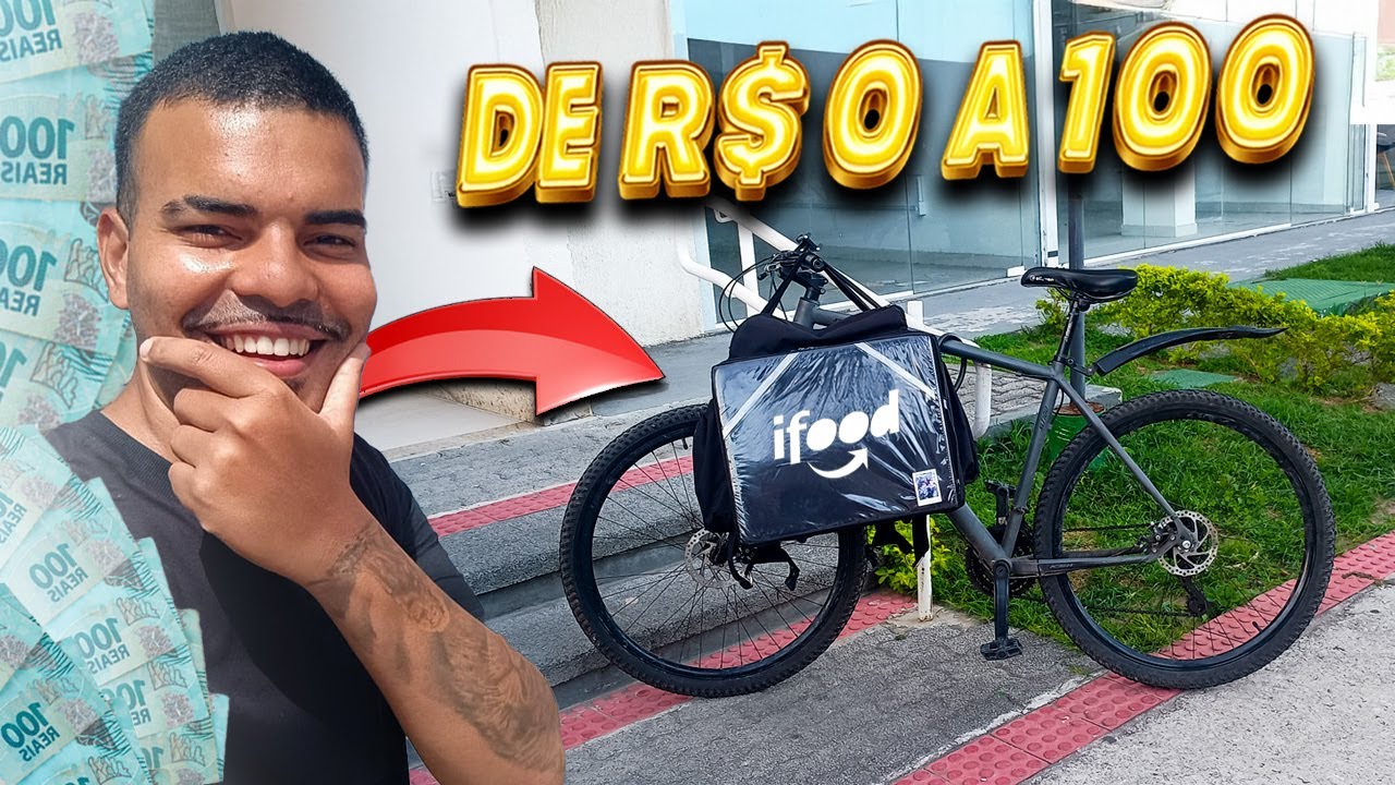 DE 0 A 100 R$ NAS ENTREGAS DE BIKE (Bati a meta?) 🤔