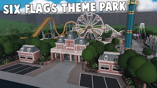 TOURING A $1.3M BLOXBURG SIX FLAGS THEME PARK