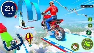Mega Ramp Stunt Bike Racing 3D - Extreme Motocross Motor Bike Tracks - Android Gameplay screenshot 5