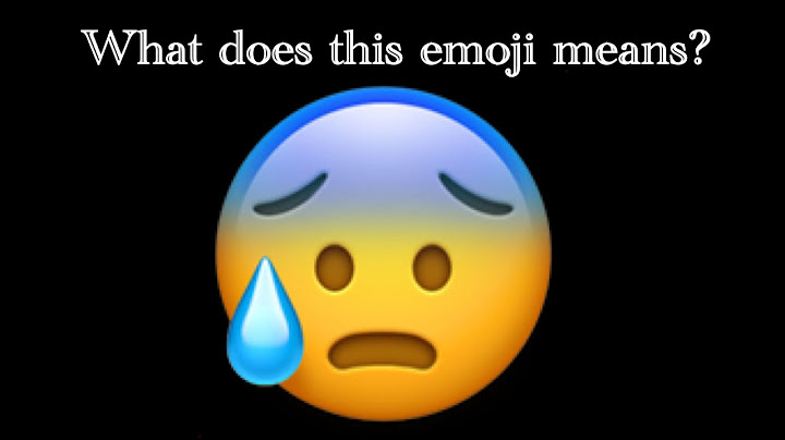 What does the Anxious Face with Sweat emoji means?