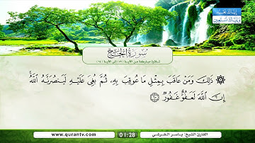 سورة الحج | تلاوة مباركة من الآية 56 إلى الآية 64 | بصوت القارئ الشيخ ياسر القرشي
