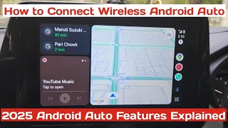 How to Connect Wireless Android Auto in Maruti Suzuki Cars || 2025 Android Auto Features Explained‼️