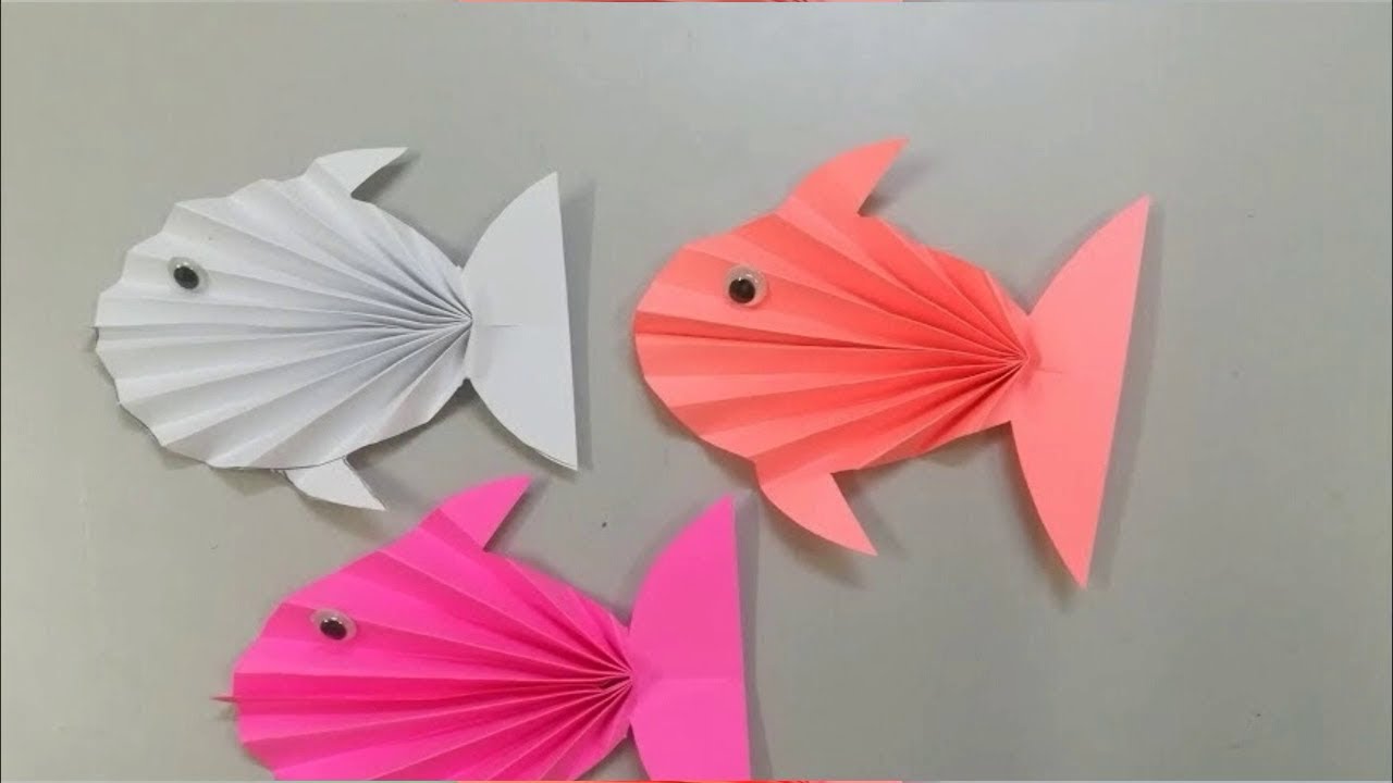 How To Make Paper Fish Easy Origami Fish Diy Paper Fish Tutorial