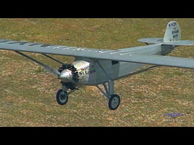 Spirit of St. Louis Replica - Air-to-Air Flight Footage