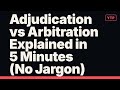 Adjudication vs Arbitration Explained in 5 Minutes (No Jargon)
