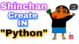 Create Shinchan in Python Turtle#coding  #facts#programing_status#reelsviral @YouTube @H Coder 786