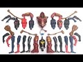 AVENGERS SUPERHERO TOYS~HULK BUSTER, SPIDERMAN, BLUE SPIDERMAN, BATMAN, MILES MORALES
