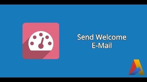 Send Welcome E-mail in Odoo v13