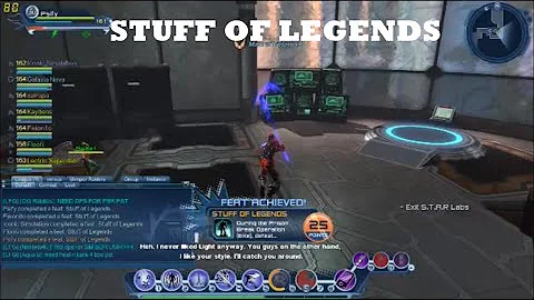 DCUO PRISON BREAK ELITE PBE - FEAT STUFF OF LEGENDS - DAB BREAK SPEED RUN 19 MINS