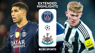 PSG vs. Newcastle United: Extended Highlights | UCL League Phase MD 8 | CBS Sports Golazo