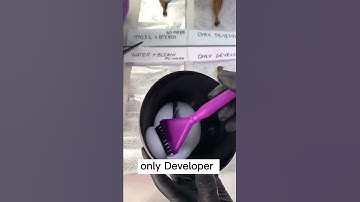 Bleaching powder VS Developer  Where is the power?