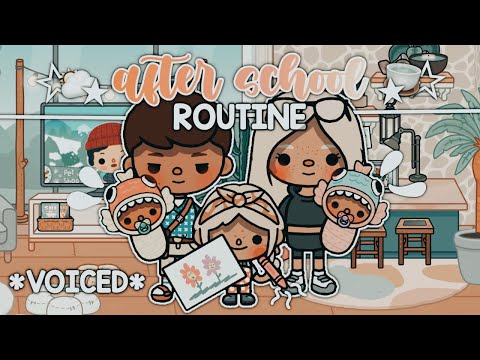 Aesthetic Family Evening Routine 🌞 |*WITH MY VOICE* 📢| Toca Boca Family Roleplay | Voiced