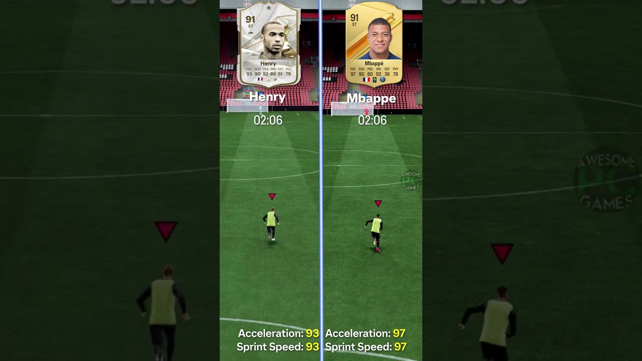 Henry vs Mbappe in EA FC 24 - RACE🏅