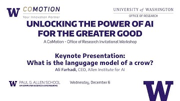 Unlocking the Power of AI for the Greater Good: Keynote Presentation