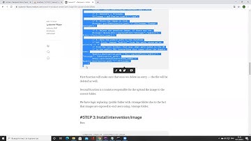 Laravel 8.* + Backpack + Article with image (file upload)