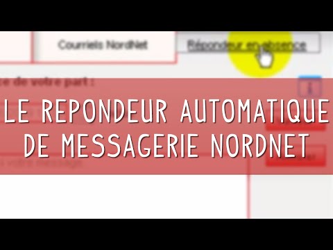 Le répondeur automatique de messagerie NordNet
