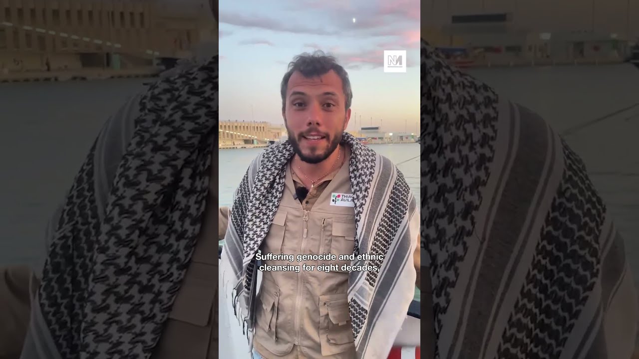 Gaza Flotilla Organiser Speaks As Boats Leave Barcelona Port