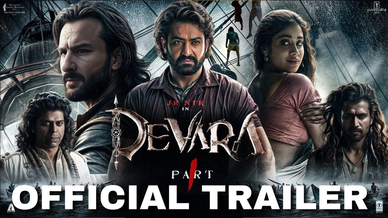 ⁣Devara Part 1 | Official Trailer | NTR |Saif Ali Khan|Janhvi Kapoor |Koratala Siva |Anirudh |Concept