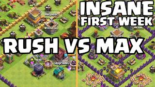 The Difference in Rushing and Maxing for One Week in Clash of Clans (Rush vs Max 3) screenshot 3